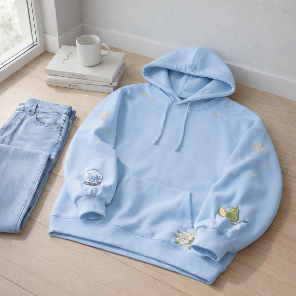 Zayne Aesthetic | Embroidered Hoodie | LADS