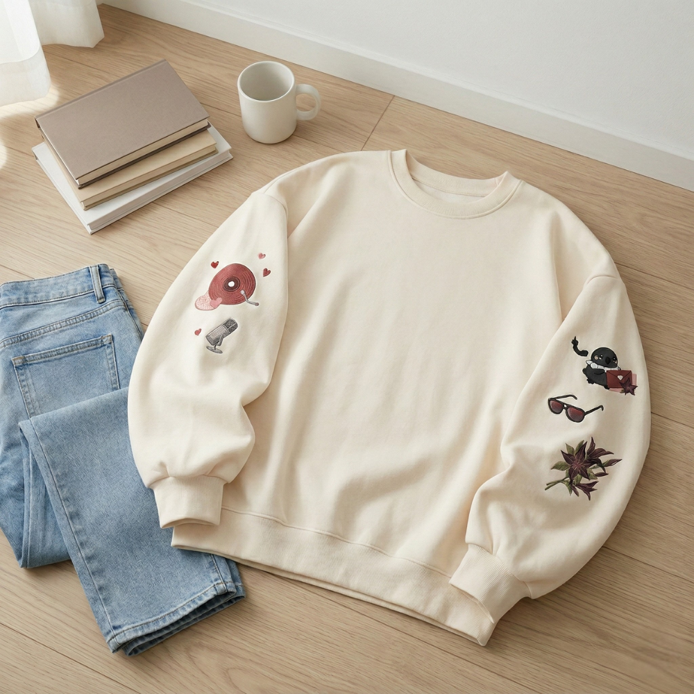 Sylus Aesthetic Embroidered sweatshirt | Love and Deepspace
