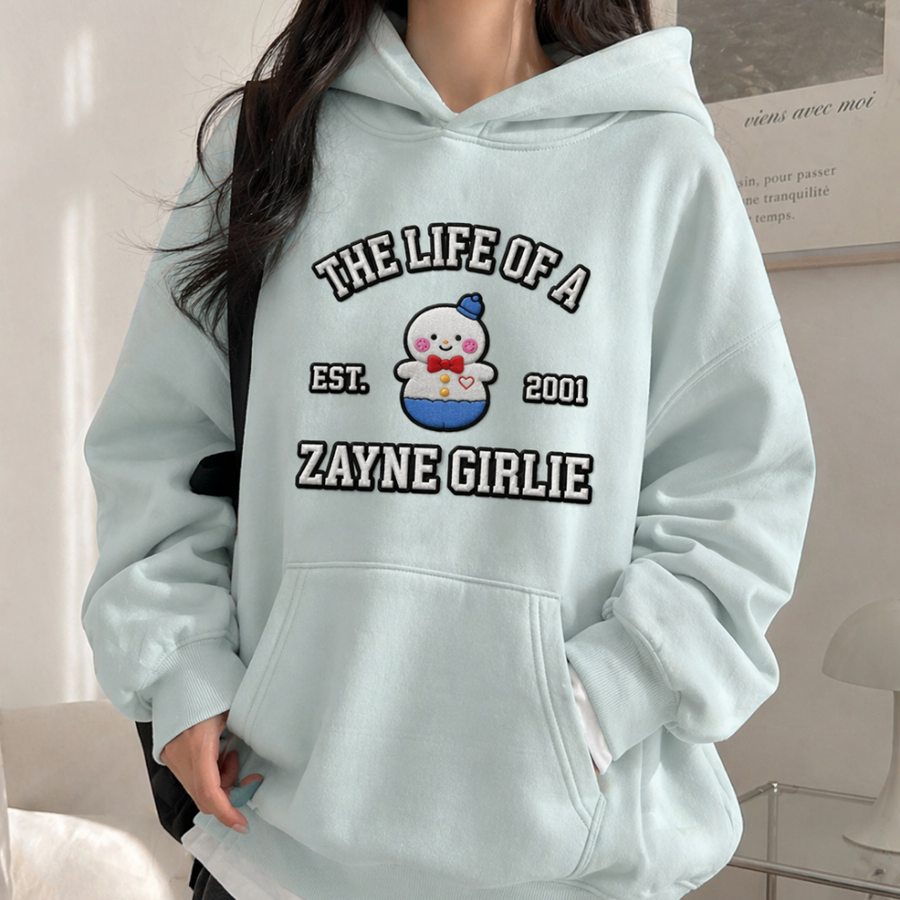 The Life Of A Zayne Girlie Embroidered Hoodie