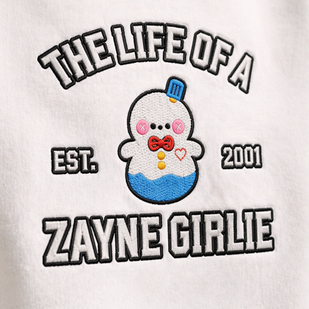 The Life Of A Zayne Girlie embroidered sweatshirt