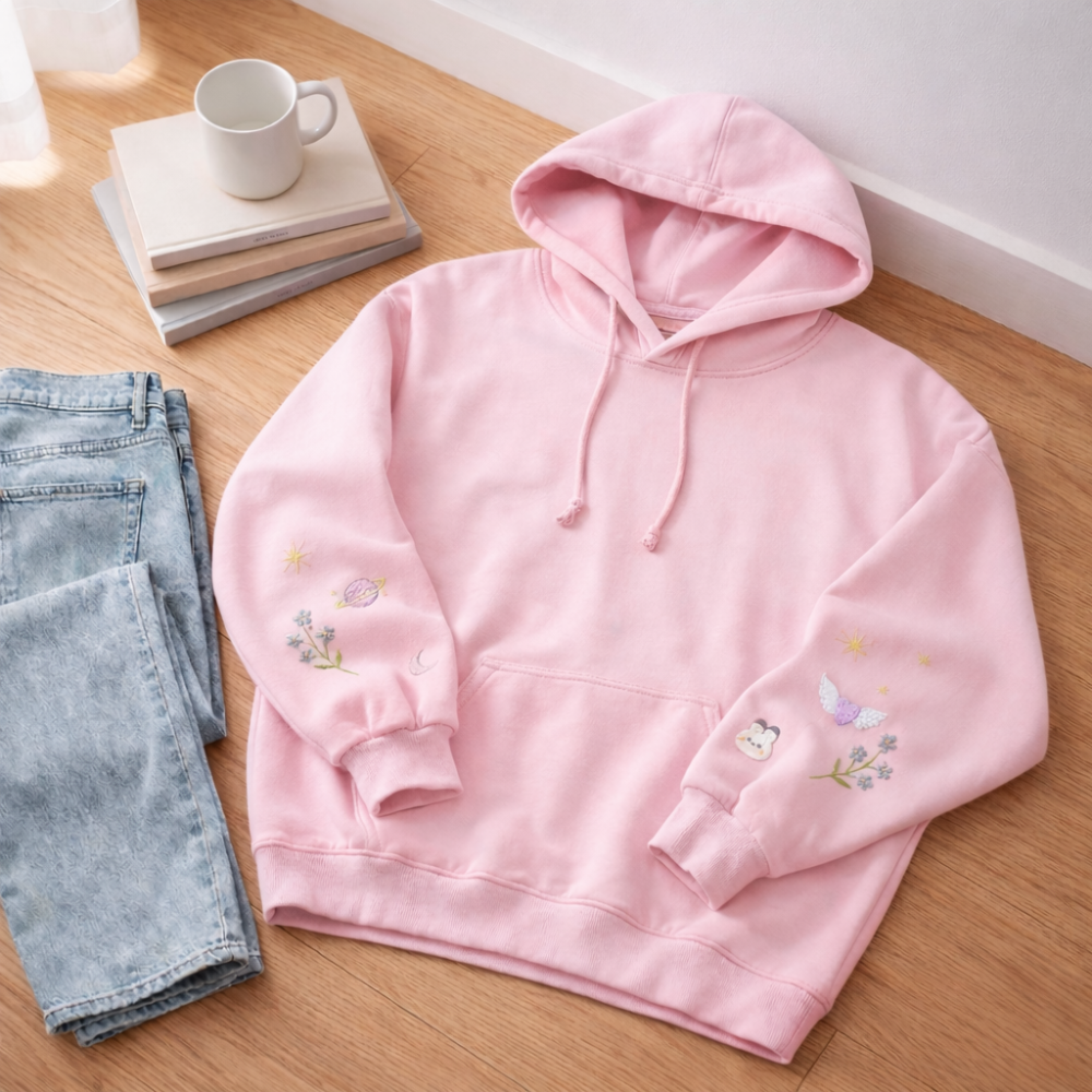 Xavier Aesthetic Embroidered Hoodie
